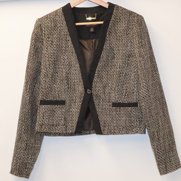 Dana Buchman Jacket One Button Front Sophisticated Jacket Women Size M - Picture 2 of 16